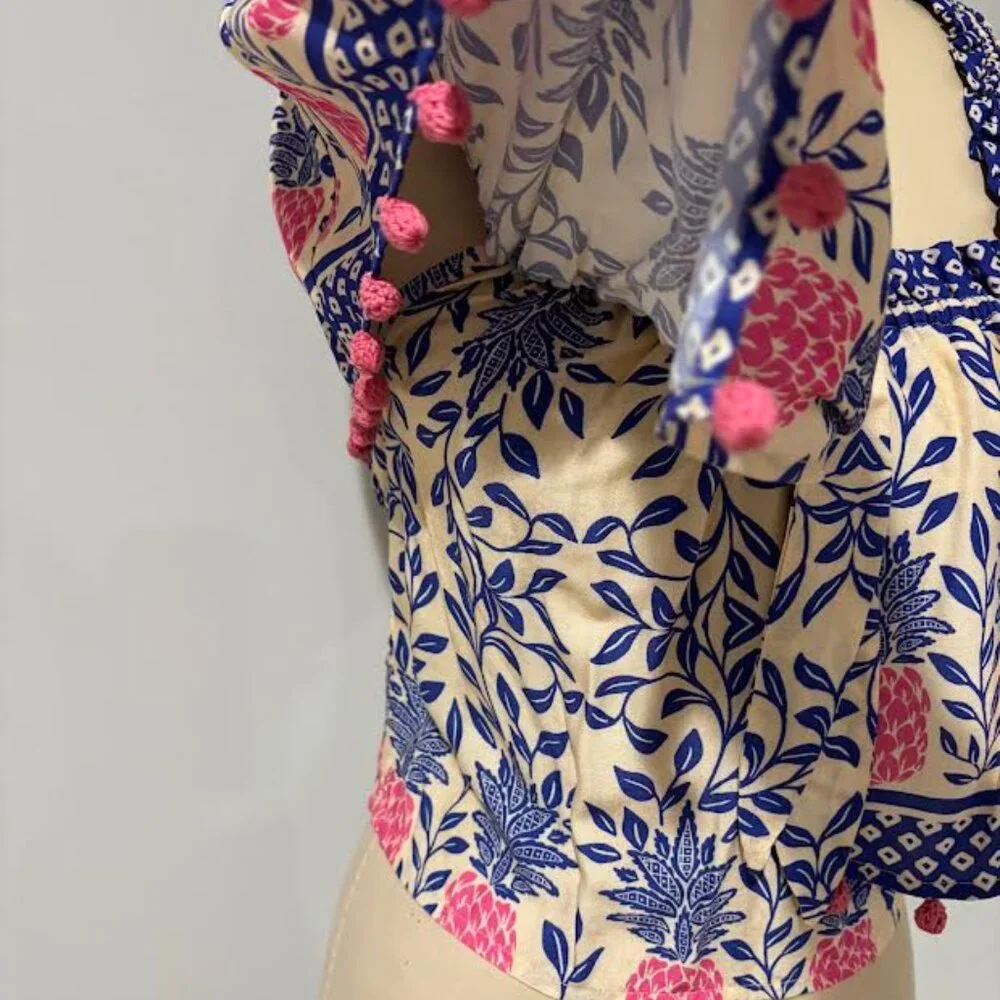 Farm Rio Ruffle Neck Blouse - Picture 3 of 7